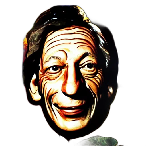 face, mask, staff, creature transparent PNG cut-out
