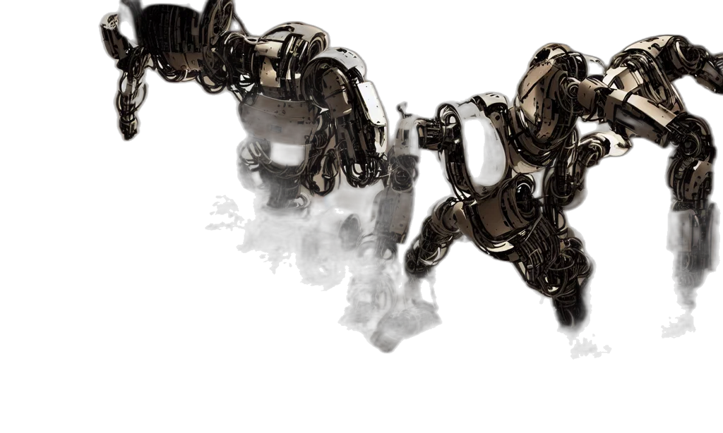 robot, jewelry, concept art, 3d render transparent PNG cut-out