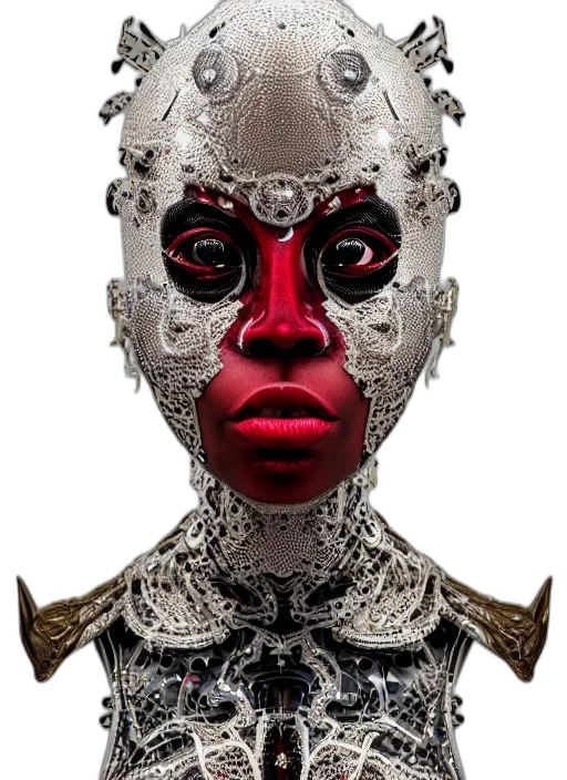 mask, face, robot, creature transparent PNG cut-out