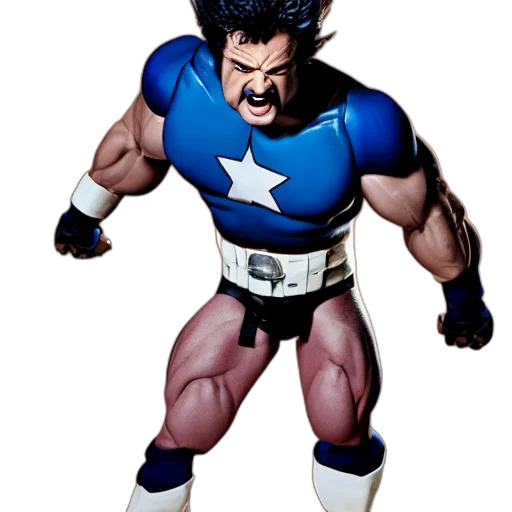 comic book art, concept art, 3d render, photoshoot transparent PNG cut-out