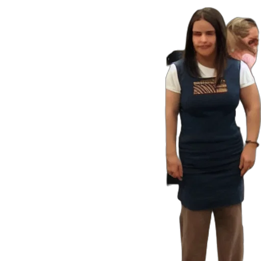 dress, staff, jacket, face transparent PNG cut-out