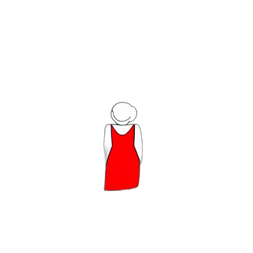 dress, jewelry, jacket, face transparent PNG cut-out
