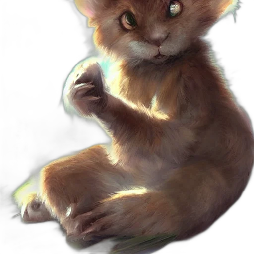 staff, creature, animal, fantasy art transparent PNG cut-out