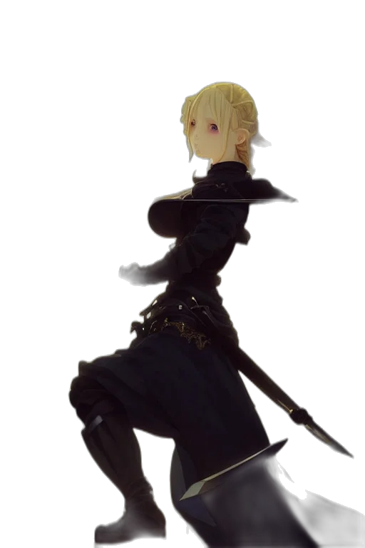 sword, staff, weapon, dress transparent PNG cut-out