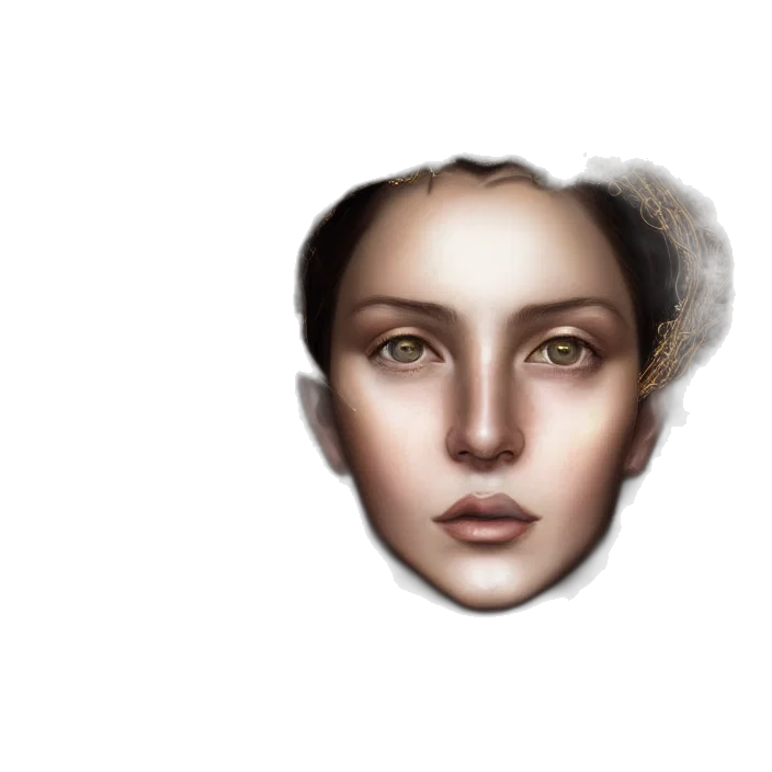 face, mask, crown, jewelry transparent PNG cut-out