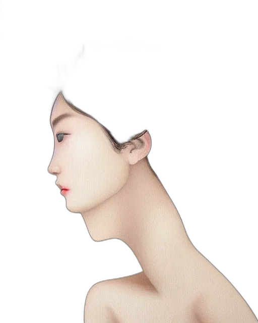 face, hat, hair, mask transparent PNG cut-out
