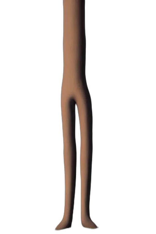 staff, creature, dress, hair transparent PNG cut-out