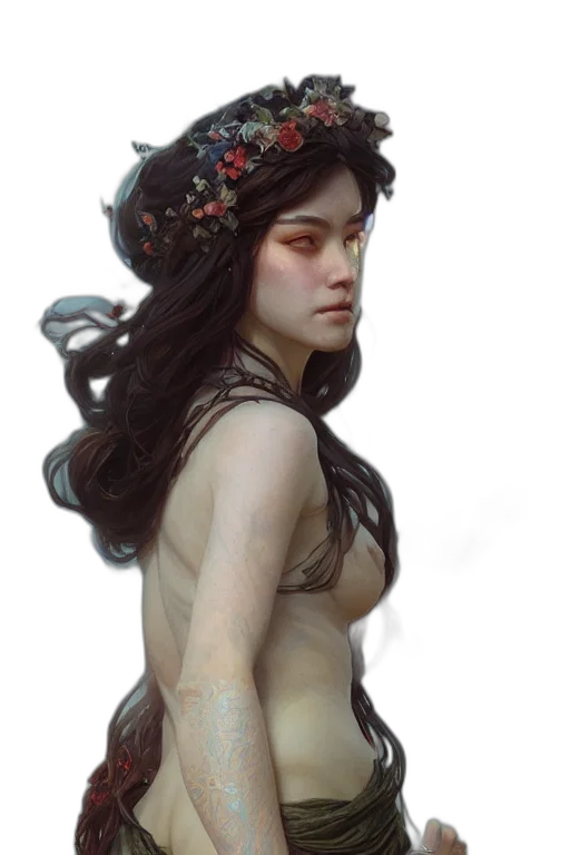 crown, dress, jewelry, face transparent PNG cut-out