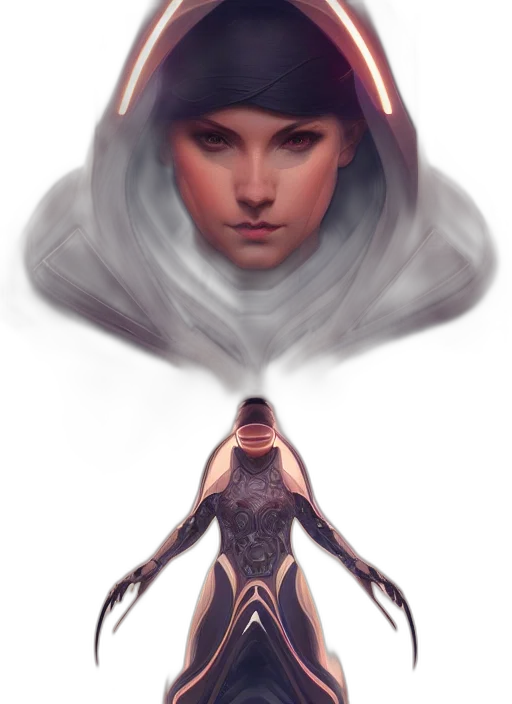 creature, face, mask, concept art transparent PNG cut-out