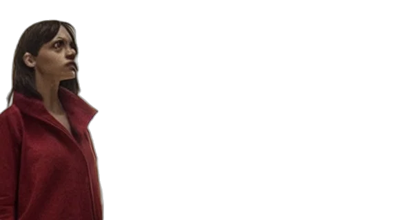 jacket, dress, staff, face transparent PNG cut-out