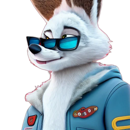 jacket, staff, animal, face transparent PNG cut-out