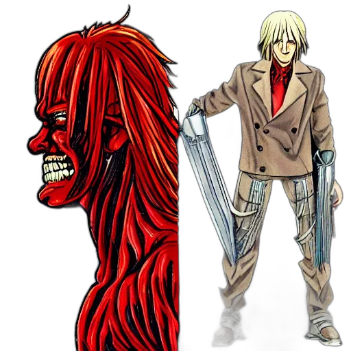 comic book art, concept art, fantasy art, anime transparent PNG cut-out