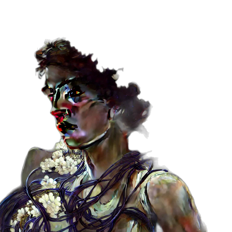 mask, face, creature, concept art transparent PNG cut-out