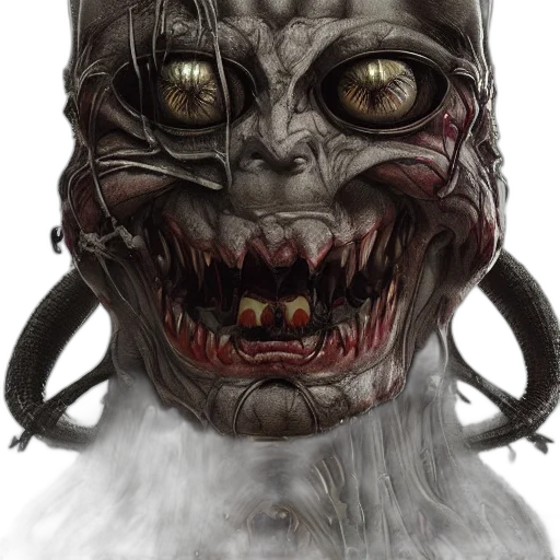 mask, face, creature, robot transparent PNG cut-out