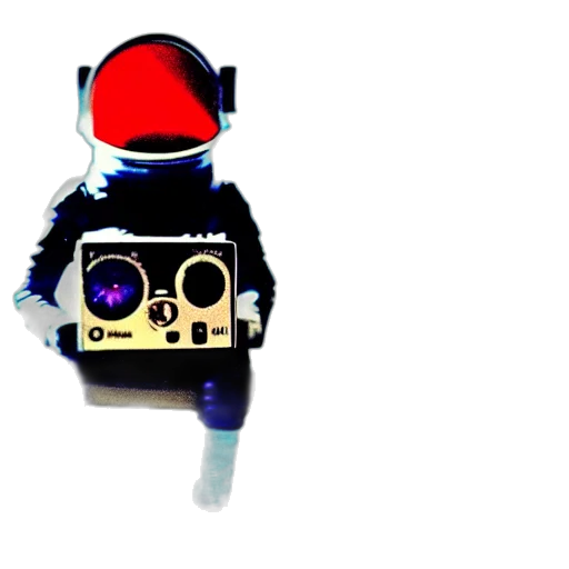 jacket, robot, mask, staff transparent PNG cut-out