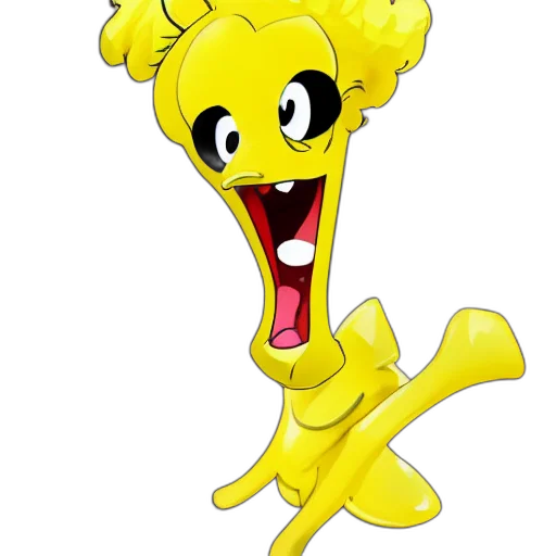 staff, animal, creature, cartoon transparent PNG cut-out