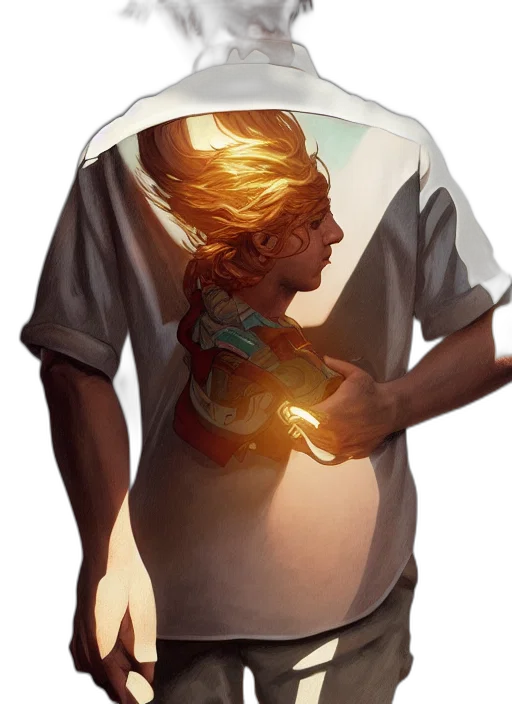 jacket, dress, face, staff transparent PNG cut-out