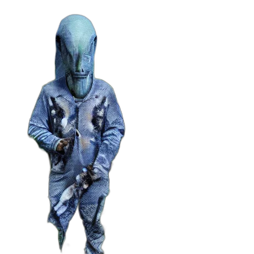 creature, jacket, robot, staff transparent PNG cut-out