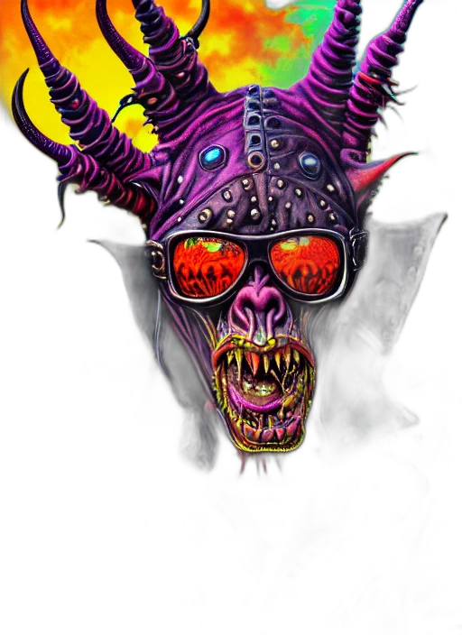 mask, face, creature, concept art transparent PNG cut-out