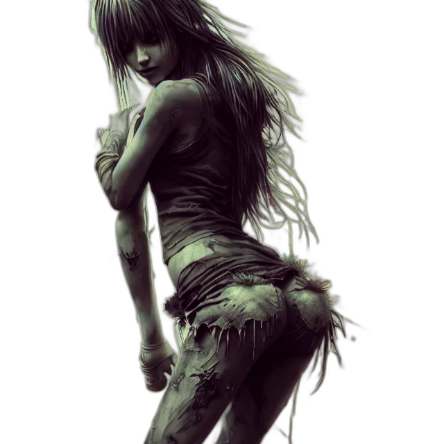 creature, hair, fantasy art, concept art transparent PNG cut-out