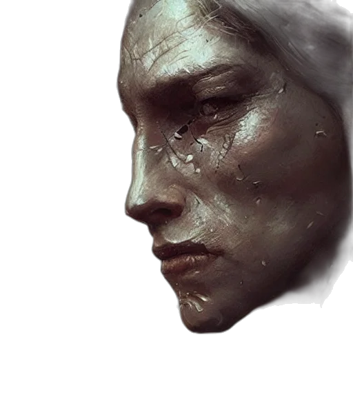 face, mask, creature, robot transparent PNG cut-out