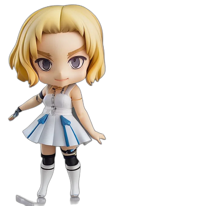 3d render, concept art, anime, margot transparent PNG cut-out