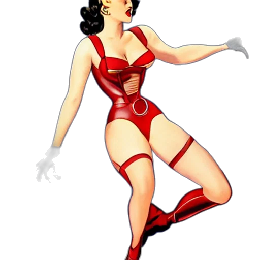 dress, comic book art, cartoon, concept art transparent PNG cut-out