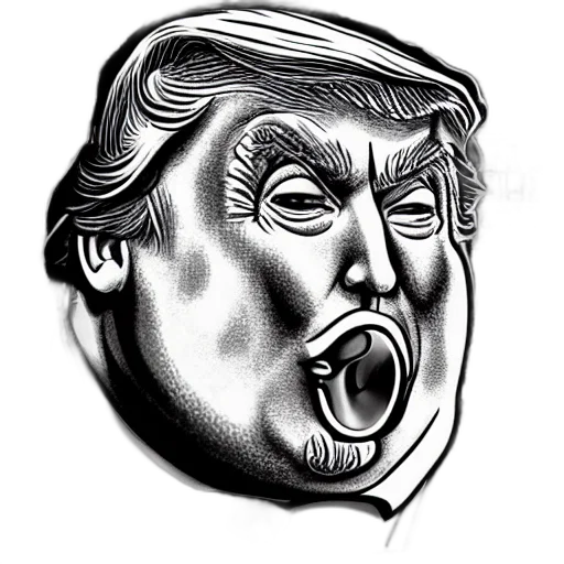 mask, face, cartoon, photorealistic transparent PNG cut-out
