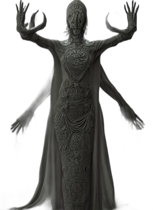dress, creature, mask, robot transparent PNG cut-out