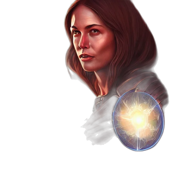 face, concept art, fantasy art, comic book art transparent PNG cut-out
