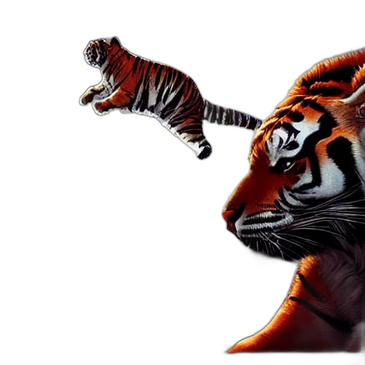animal, creature, photorealistic, 3d render transparent PNG cut-out