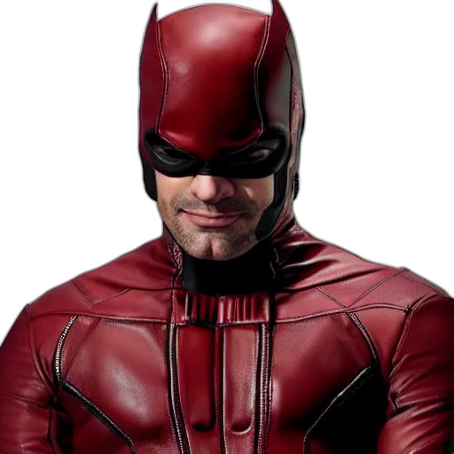 face, jacket, mask, comic book art transparent PNG cut-out