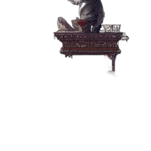 furniture, staff, robot, crown transparent PNG cut-out