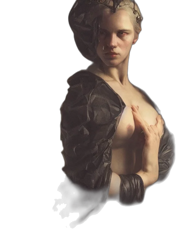 jacket, face, sword, weapon transparent PNG cut-out
