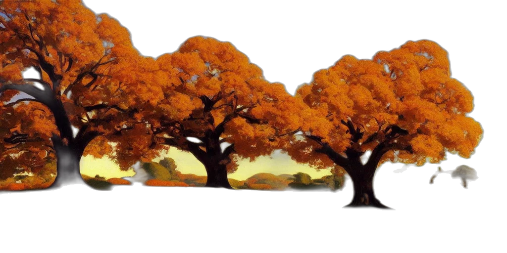tree, crown, photorealistic, 3d render transparent PNG cut-out