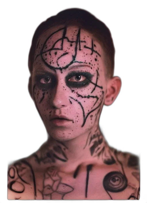 face, mask, creature, jewelry transparent PNG cut-out