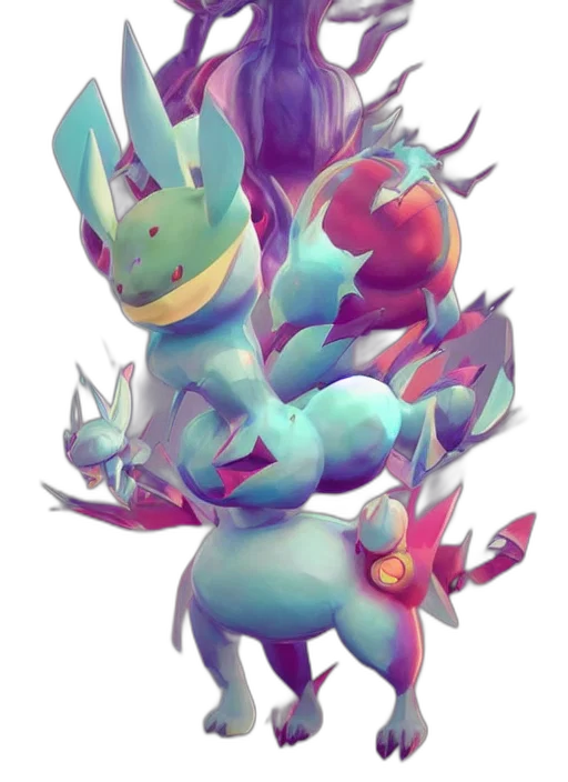 dragon, creature, staff, animal transparent PNG cut-out