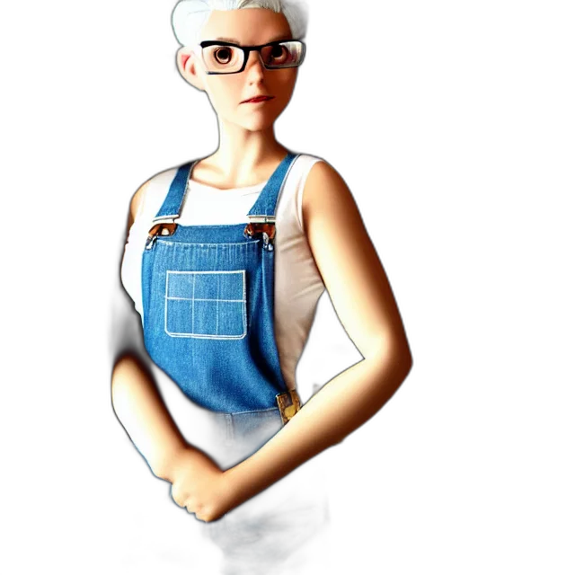 dress, robot, face, jacket transparent PNG cut-out