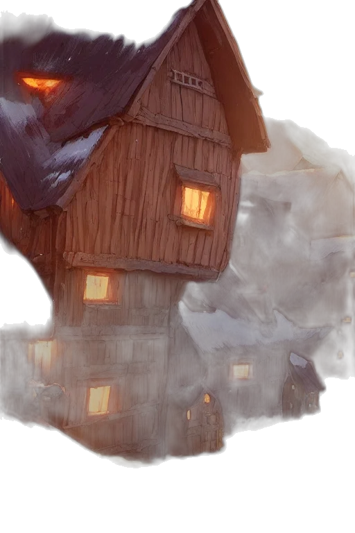 building, mask, concept art, fantasy art transparent PNG cut-out
