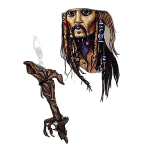 staff, jewelry, weapon, face transparent PNG cut-out