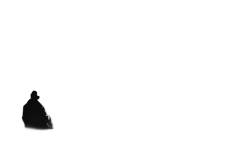 hat, staff, shoes, mask transparent PNG cut-out