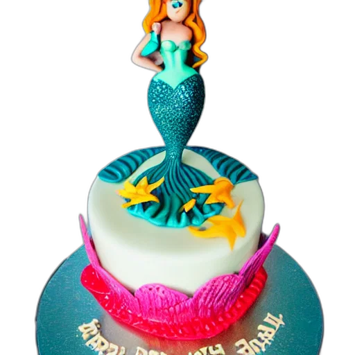 3d render, underwater, angry, mermaid transparent PNG cut-out