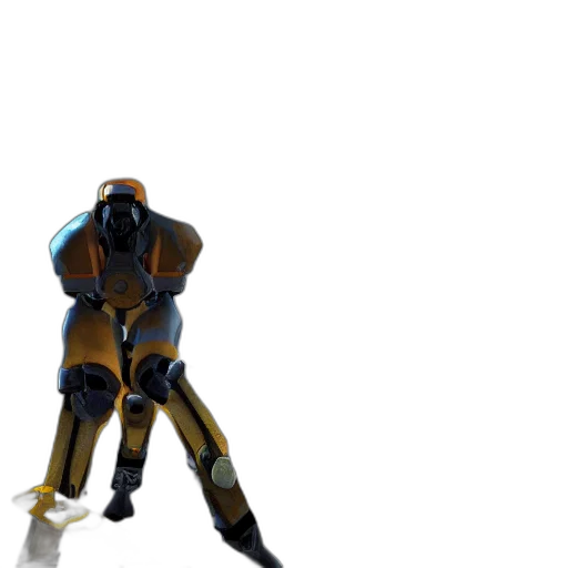 robot, weapon, staff, sword transparent PNG cut-out