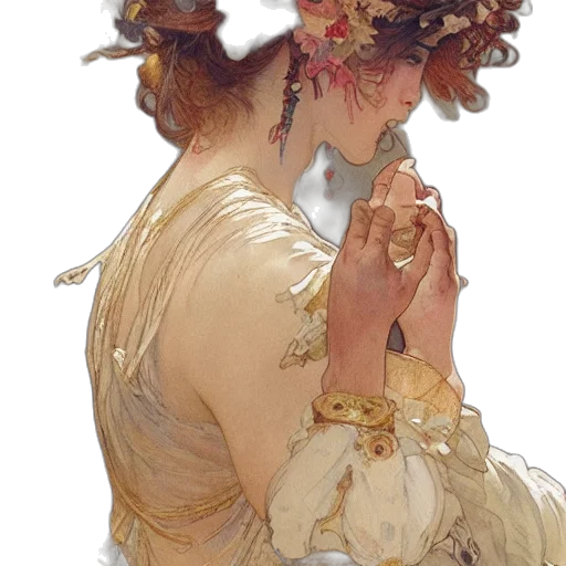 crown, dress, jewelry, face transparent PNG cut-out
