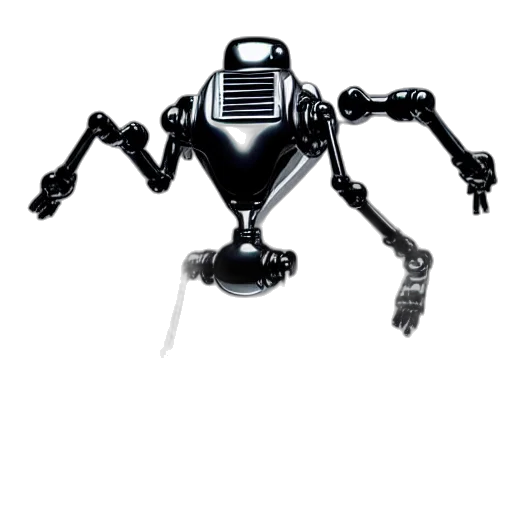robot, creature, animal, staff transparent PNG cut-out