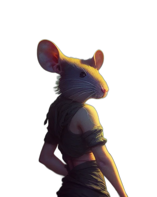 animal, jacket, staff, creature transparent PNG cut-out
