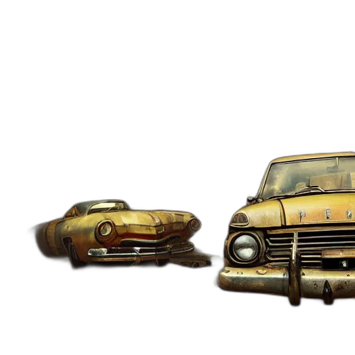 car, weapon, concept art, 3d render transparent PNG cut-out