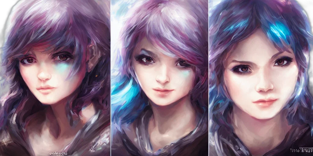 face, fantasy art, anime, photorealistic transparent PNG cut-out