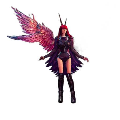 concept art, fantasy art, 3d render, pixel art transparent PNG cut-out