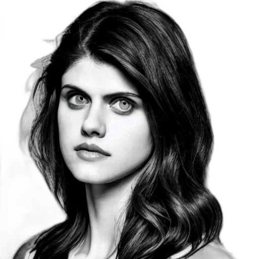 face, hair, photorealistic, cartoon transparent PNG cut-out
